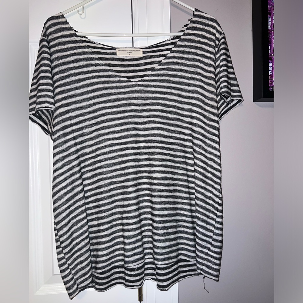Striped loose t shirt